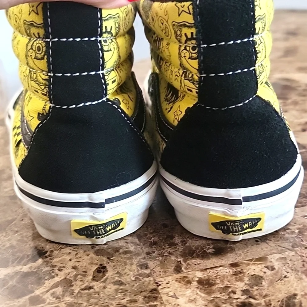 Vans x SpongeBob SquarePants Skate SK8 HI Gigliotti Gold Men's Size 9